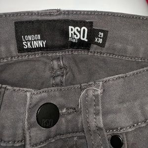 Tilly's RSQ London Skinny Jeans (dark grey/gray)